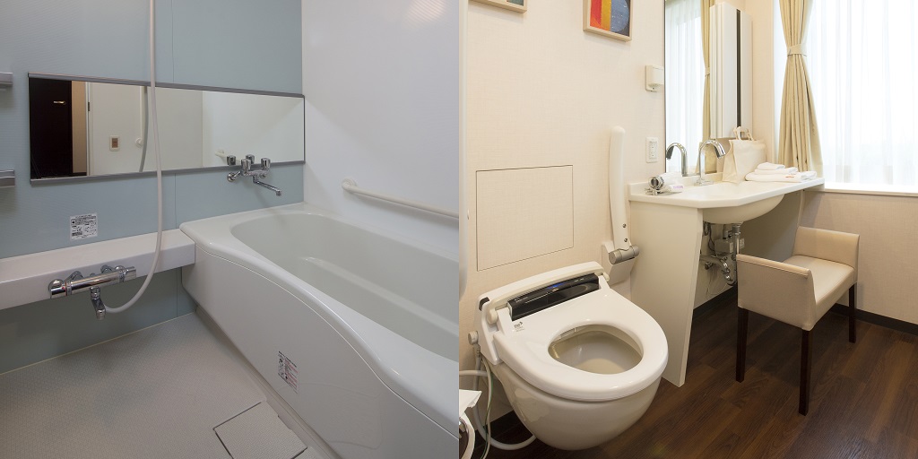 バスとトイレの写真