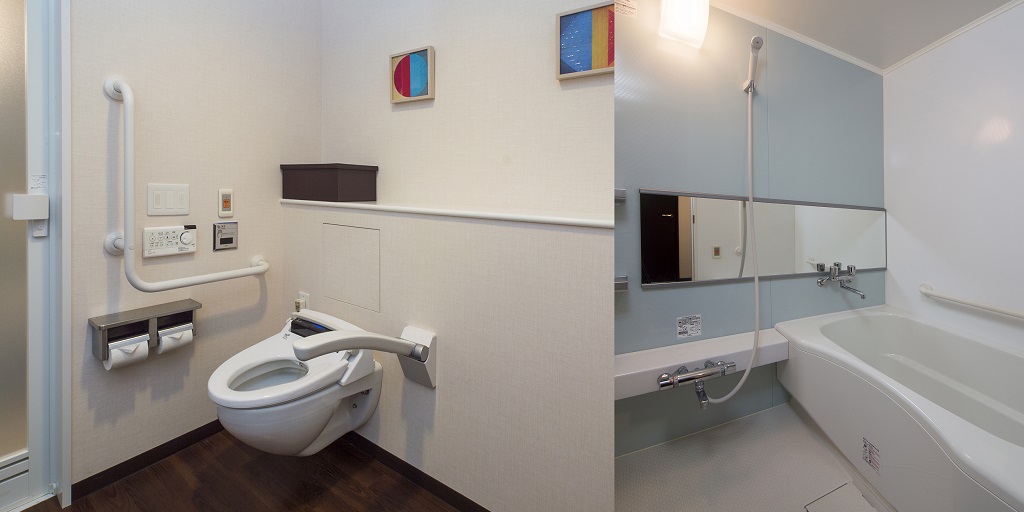 バスとトイレの写真