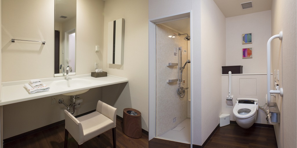 シャワーとトイレの写真