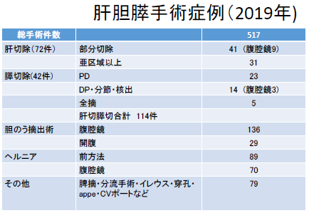 診療実績2019